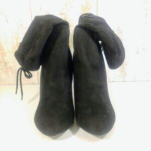 C'M Paris Women's Suede Mid Calf Boots - 10